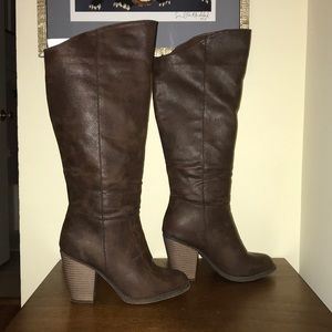 Brown Knee High Boots